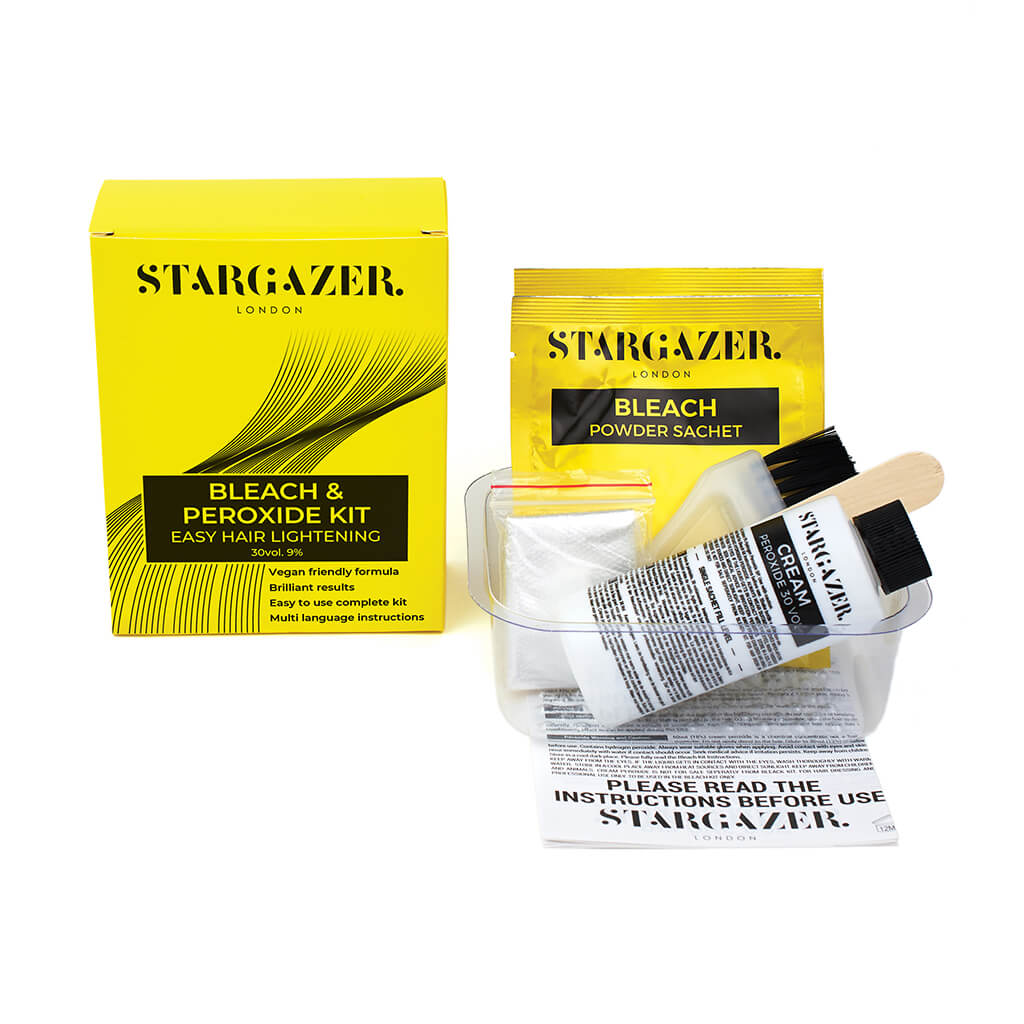 Vegan Hair Bleach Kit - Vegan 30 Vol Bleach and Peroxide Kit - Stargazer