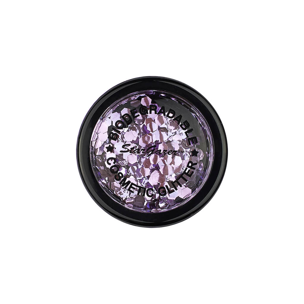 Chunky Biodegradable Face Glitter Violet - Stargazer