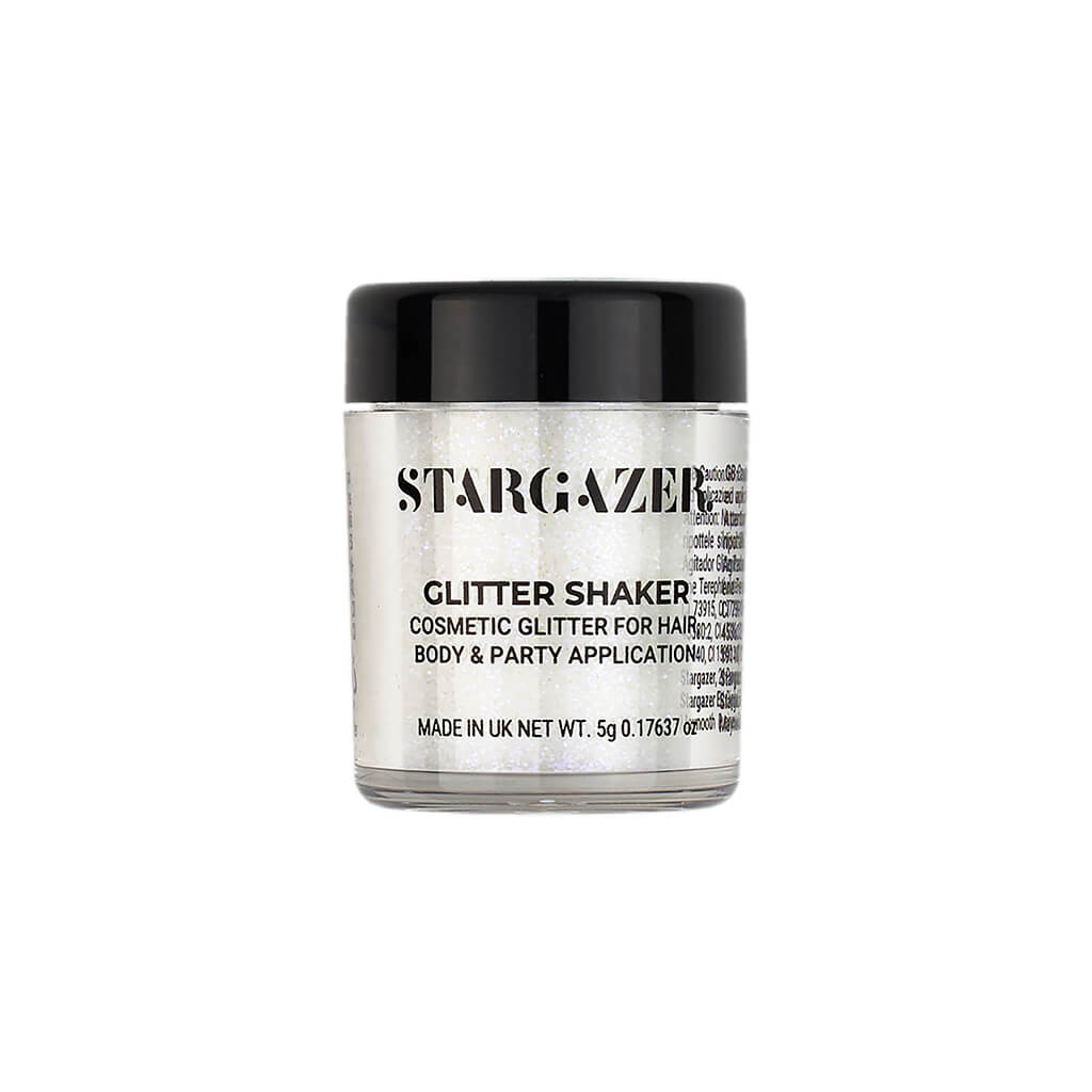 white Face Glitter Shaker - Stargazer