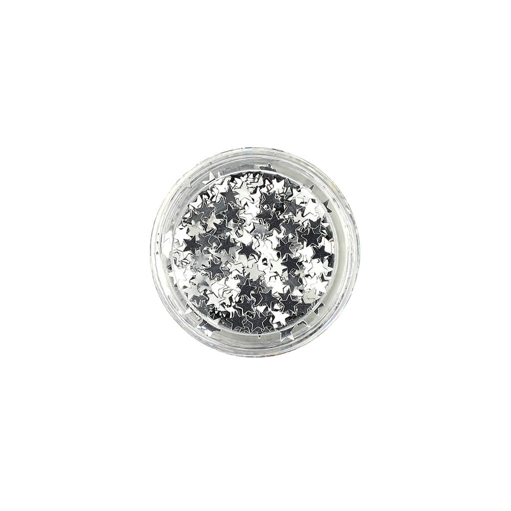 Glitter Stars For Face & Body silver - Stargazer