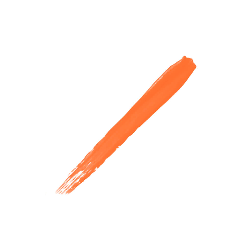 Neon Liquid Eyeliner orange swatch - Stargazer