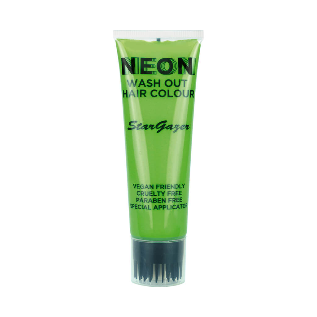 Neon Wash Out Temporary Hair Colour Gel Green - Stargazer