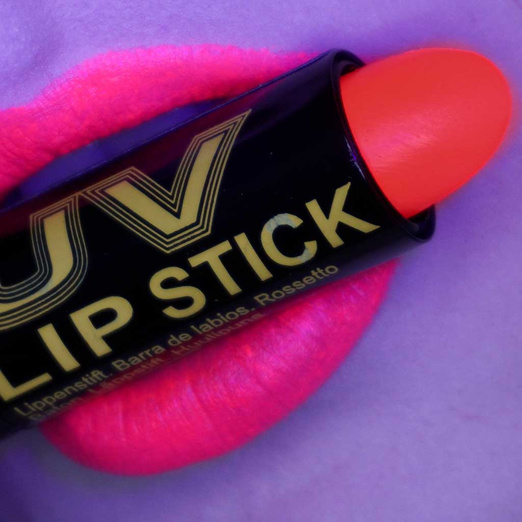 Neon Pink Lipstick UV Light - Stargazer