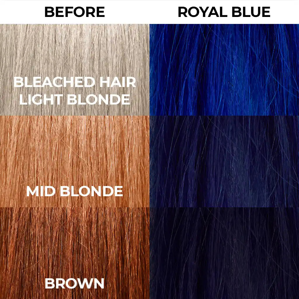 Stargazer Semi Permanent Hair Dye Hair Sample Royal Blue