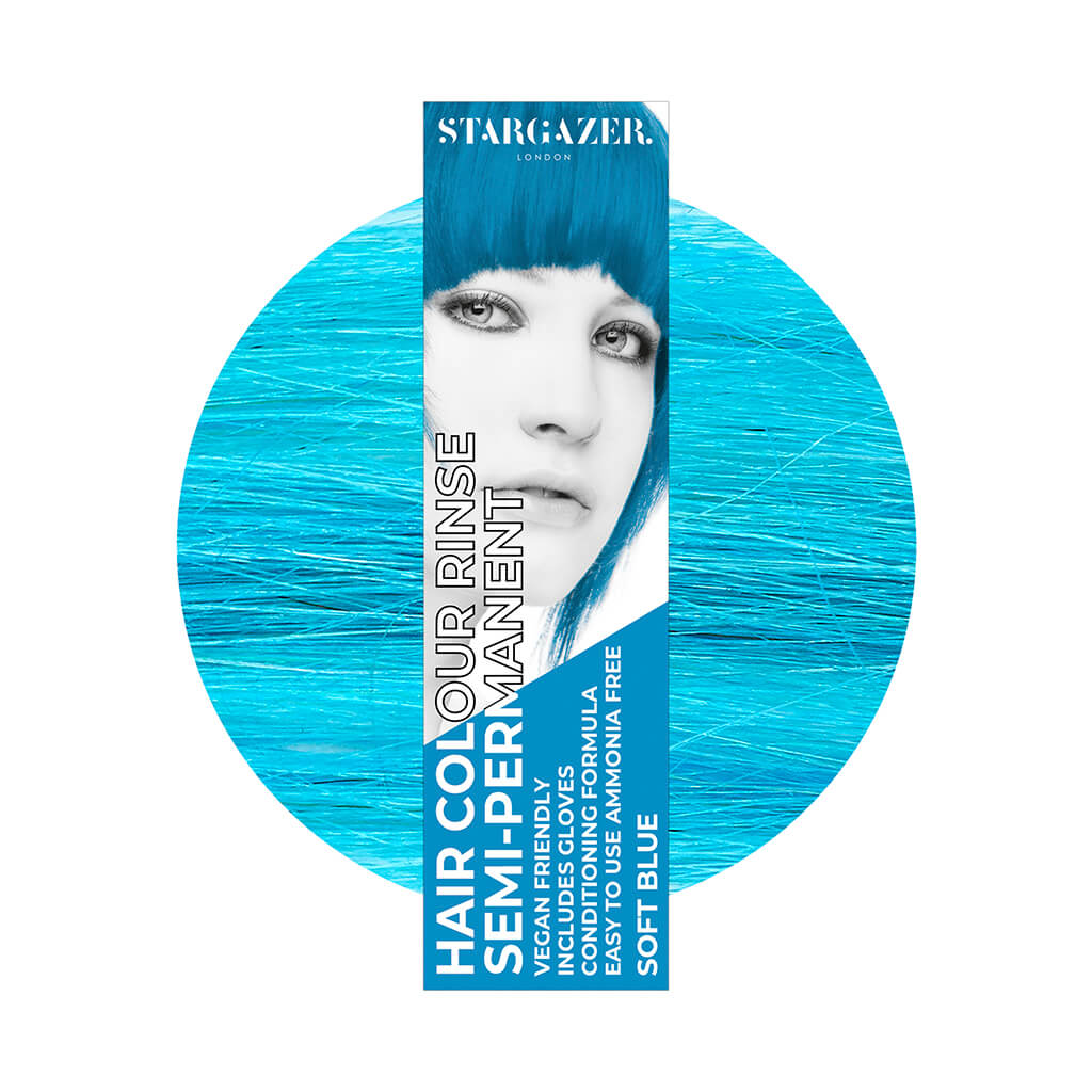 Semi-Permanent Hair Dye Model - Soft Blue - Stargazer