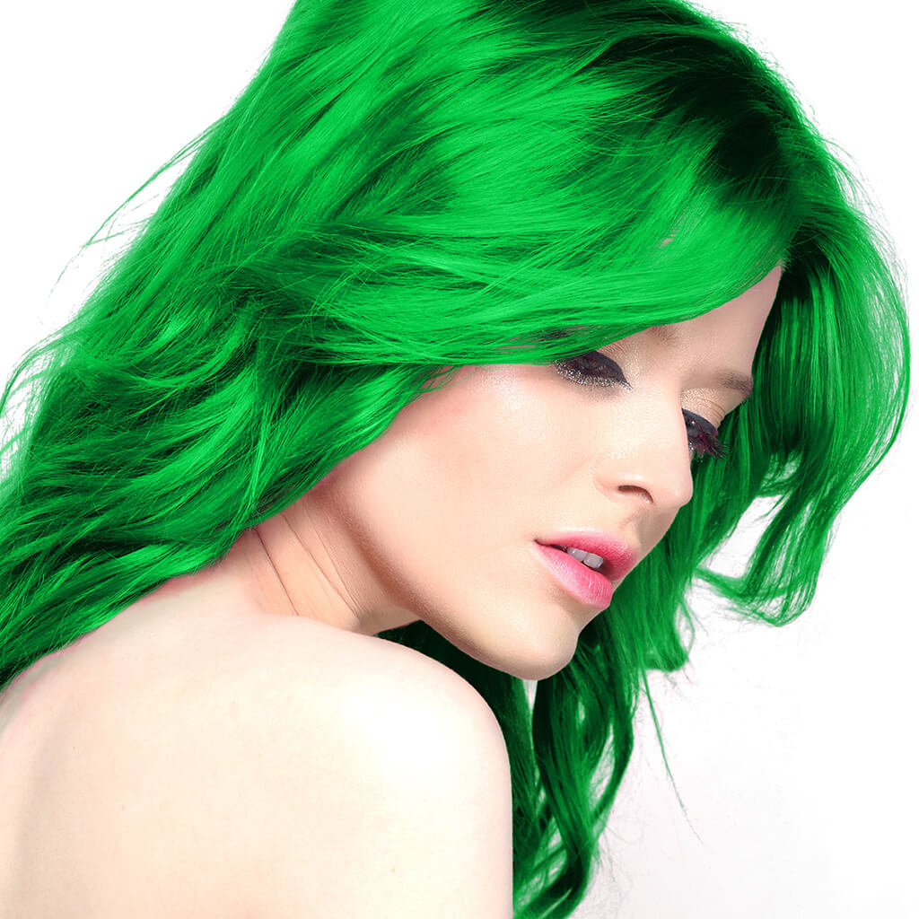 Semi-Permanent Hair Dye Model - UV Green - Stargazer