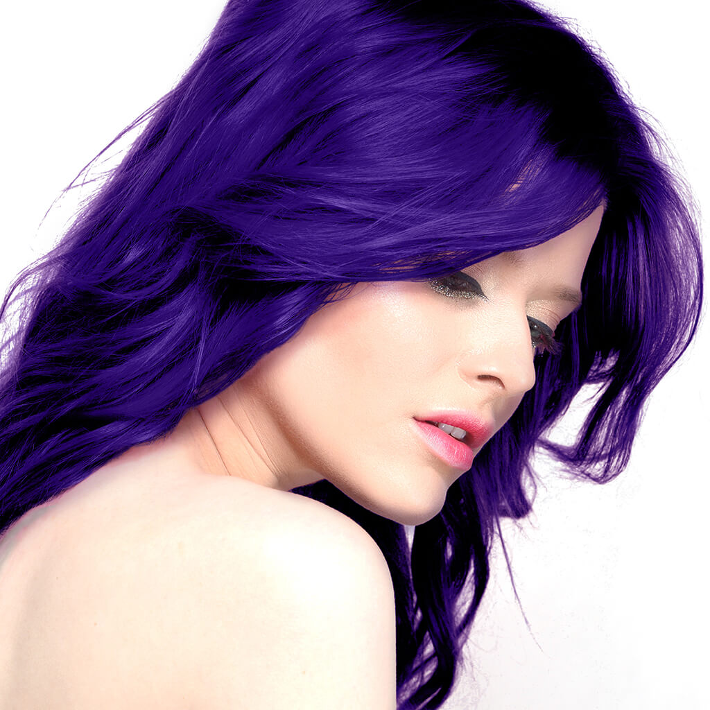 Semi-Permanent Hair Dye model - Violet - Stargazer