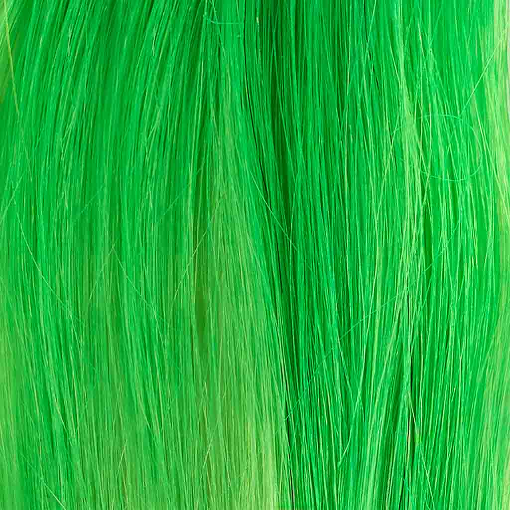 Stargazer Semi Permanent Hair Dye Hair comparison UV Green